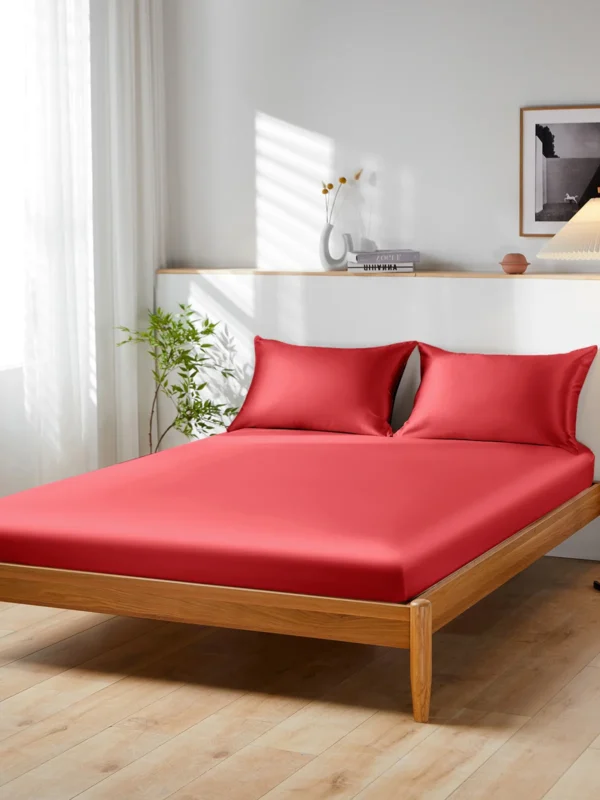 19 Momme Silk Fitted Sheet Set (3Pcs) - Image 10