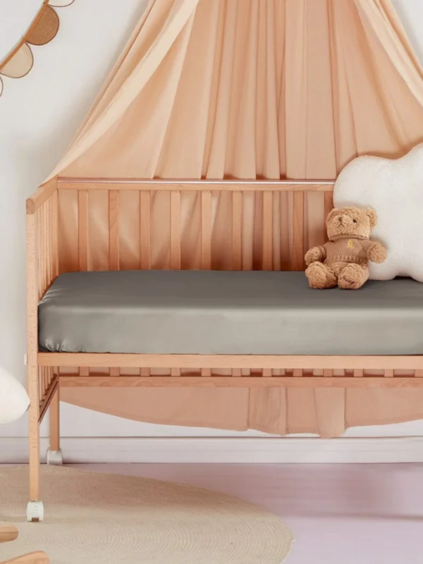 19 Momme Crib Silk Fitted Sheet - Image 2