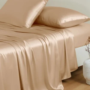 19 Momme Champagne Silk Sheet Set