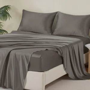 25 Momme Charcoal Silk Sheet Set