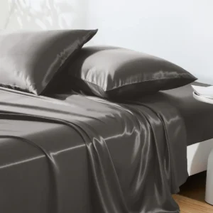 19 Momme Grey Mulberry Silk Sheet Set