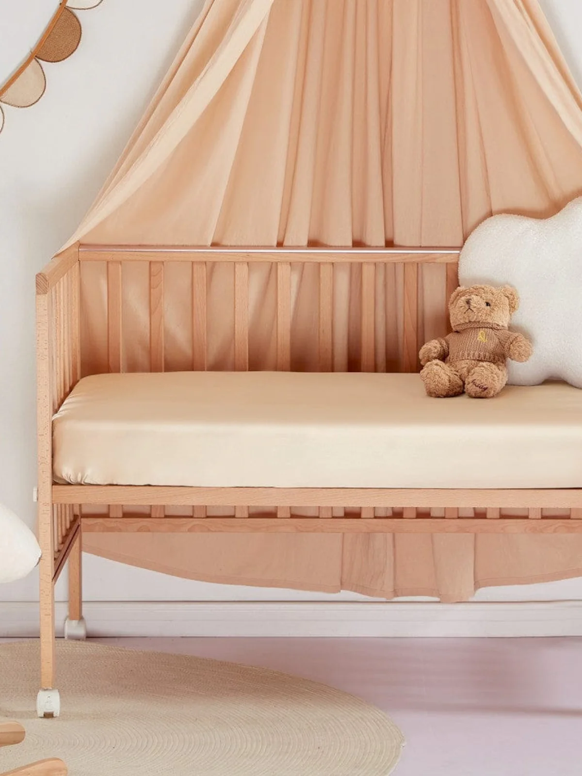 19 Momme Crib Silk Fitted Sheet