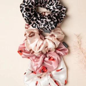 Soft Special Design Silk Scrunchies