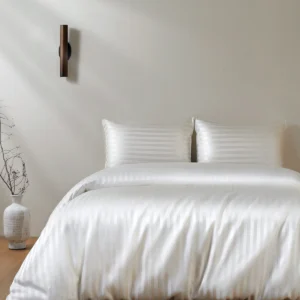 22 Momme Striped Silk Duvet Cover Set (4Pcs)