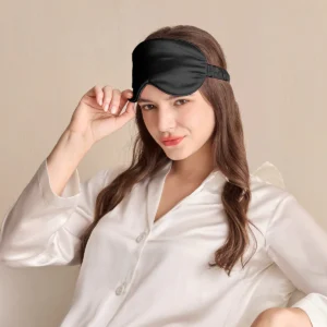 22 Momme Silk Sleep Eye Mask With Hyaluronic Acid
