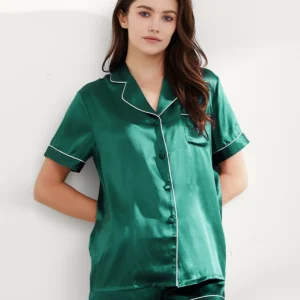 19 Momme Short Silk Pajamas Set