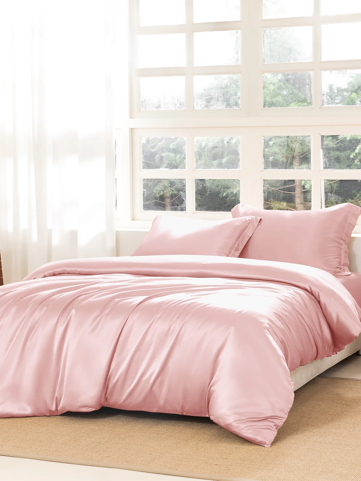 22 Momme Silk Duvet Cover Set (4 Pieces) - Image 5