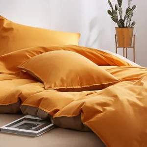 Washable Long-Staple Cotton Duvet Cover Set (4 pieces)