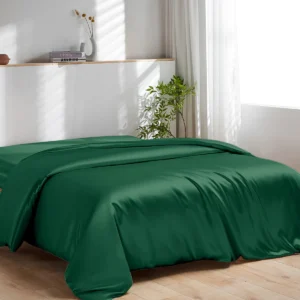 Best 19 Momme White Silk Duvet Cover